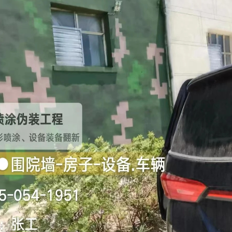 乌海数码迷彩漆施工